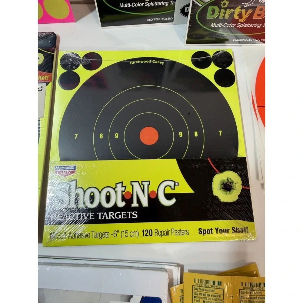 Birchwood Casey Shoot-N-C & Dirty Bird Sports Target Variety Lot, 144pc